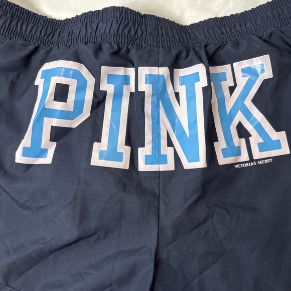 Victoria's Secret PINK Womens XS Athletic Running Jogging Gym Shorts Blue Yellow - Picture 2 of 11
